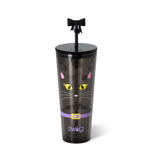 Boo Crew Cat Plastic Tumbler 24oz