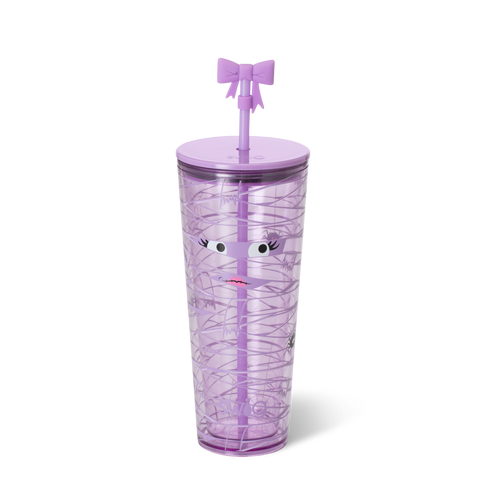 Grey Flip + Sip Slim Tumbler 12oz