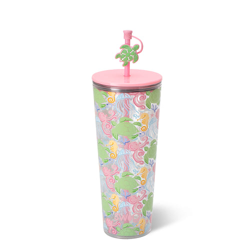 Summer Salt Plastic Tumbler 24oz
