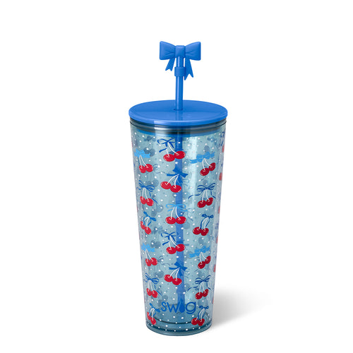Cherry Pop Plastic Tumbler 24oz
