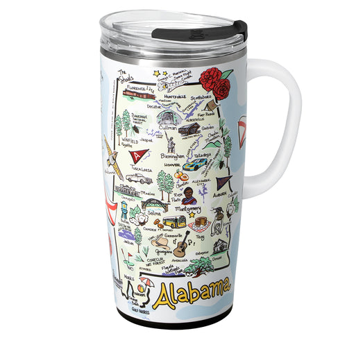 Swig Life 22oz Alabama Insulated Travel Mug with Handle