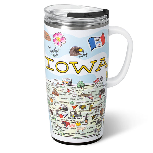 Swig Life 22oz Iowa Insulated Travel Mug with Handle