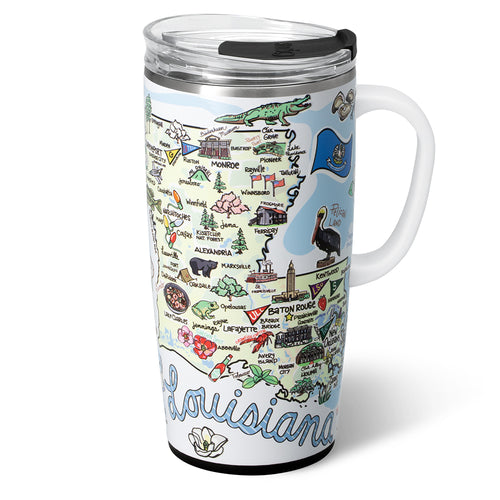 Swig Life 22oz Louisiana Insulated Travel Mug with Handle