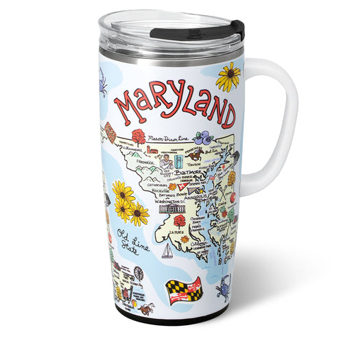 Swig Life 22oz Maryland Insulated Travel Mug with Handle