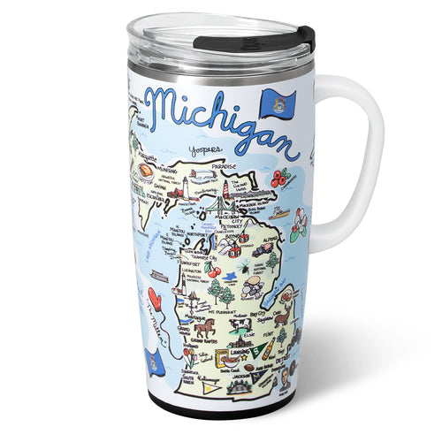 Swig Life 22oz Michigan Insulated Travel Mug with Handle