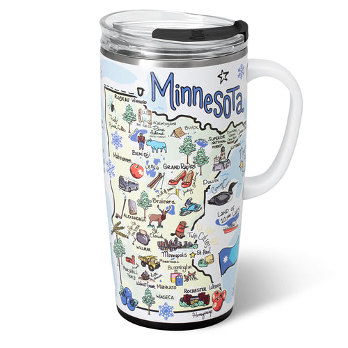 Swig Life 22oz Minnesota Insulated Travel Mug with Handle