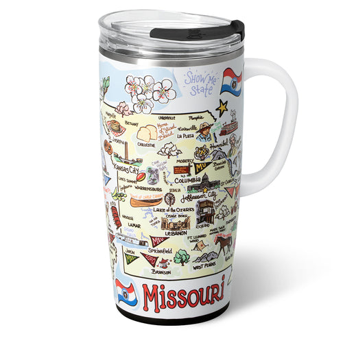 Swig Life 22oz Missouri Insulated Travel Mug with Handle