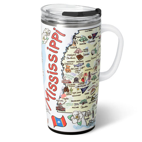 Swig Life 22oz Mississippi Insulated Travel Mug with Handle