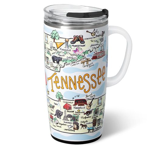 Swig Life 22oz Tennessee Insulated Travel Mug with Handle