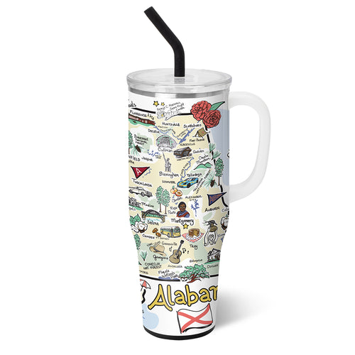 Swig Life 40oz Alabama Insulated Mega Mug with Handle