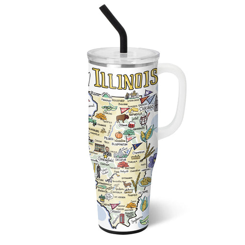 Swig Life 40oz Illinois Insulated Mega Mug with Handle