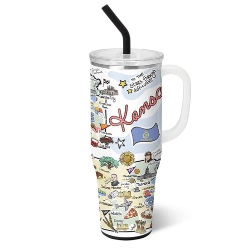 Swig Life 40oz Kansas Insulated Mega Mug with Handle