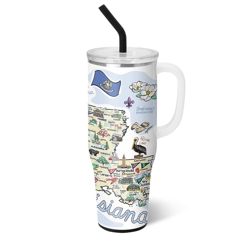 Swig Life 40oz Louisiana Insulated Mega Mug with Handle