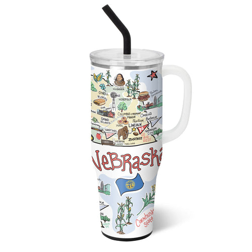 Swig Life 40oz Nebraska Insulated Mega Mug with Handle
