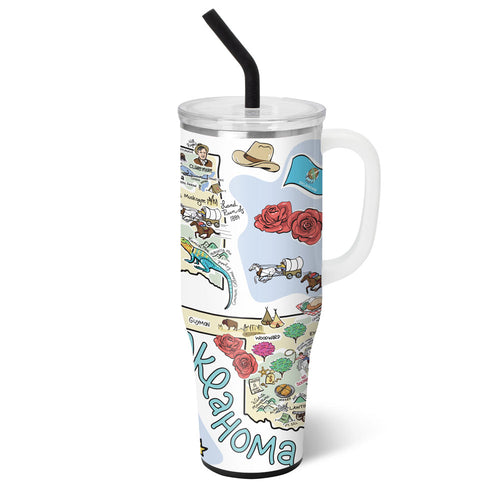 Swig Life 40oz Oklahoma Insulated Mega Mug with Handle