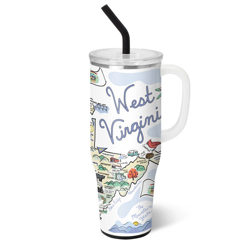 Swig Life 40oz West Virginia Insulated Mega Mug with Handle