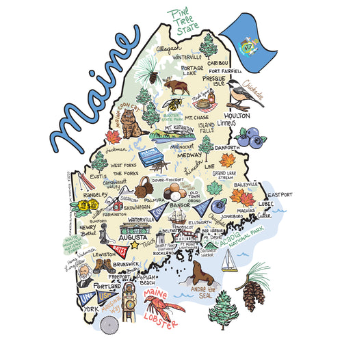 Swig Life State Maine artwork