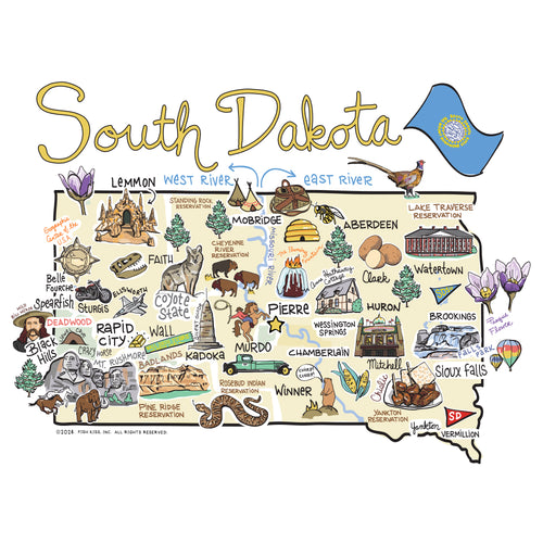 Swig Life State South Dakota artwork
