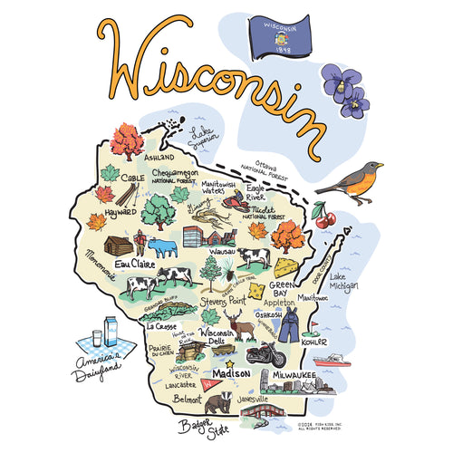 Swig Life State Wisconsin artwork