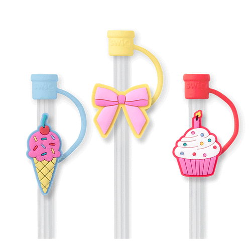Scoop There It Is Straw Topper Set