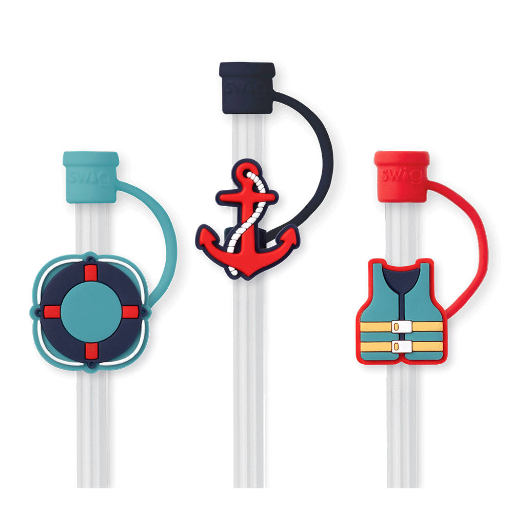 Errbody On The Boat Straw Topper Set - Swig Life