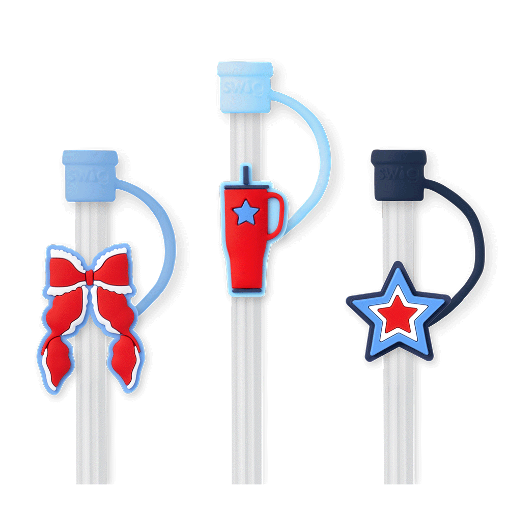 Miss Independence Straw Topper Set - Swig Life