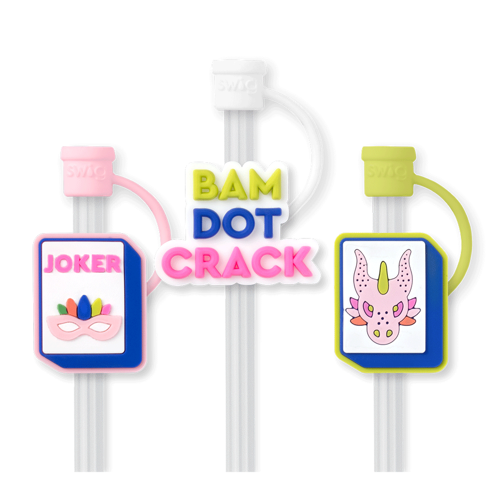 Swig Life Mahjong Straw Toppers