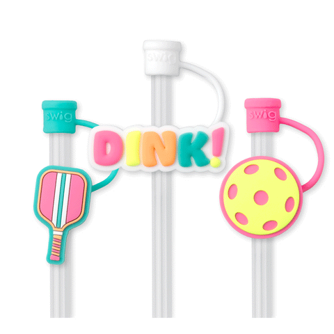 Scrub Life + Aqua Glitter Reusable Straw Set