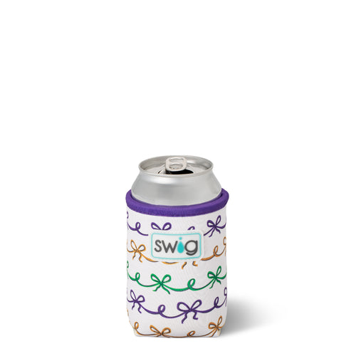 Mardi Gras Bows Can Coolie