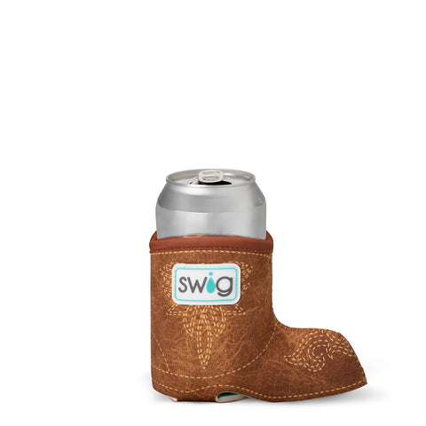 Boot Scootin' Pink Slim Can Coolie
