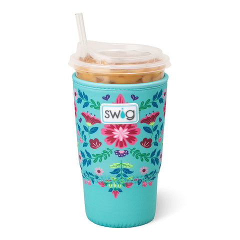 Flora Rosa Medium Iced Cup Coolie