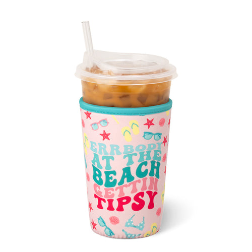 Errbody At The Beach Medium Iced Cup Coolie