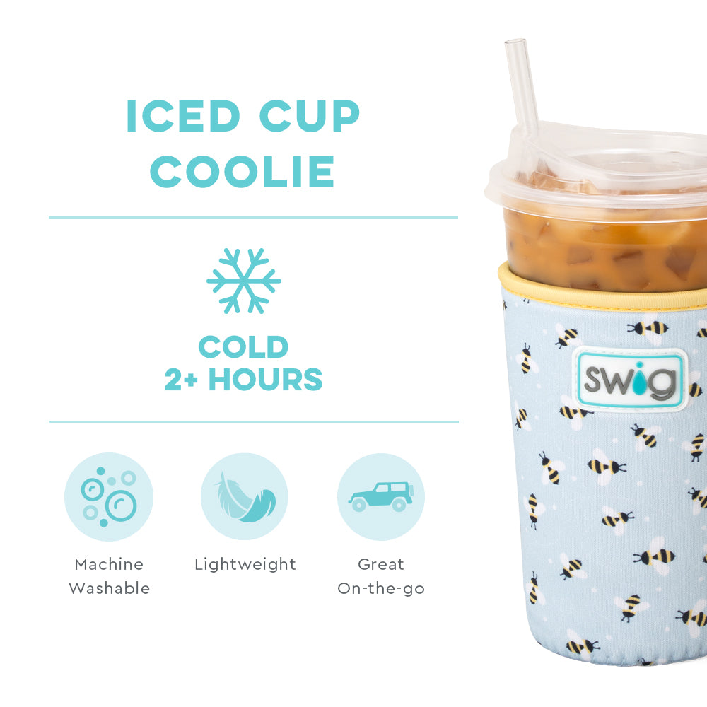 Swig Life Busy Bee Iced Cup Coolie - Thumbnail 4