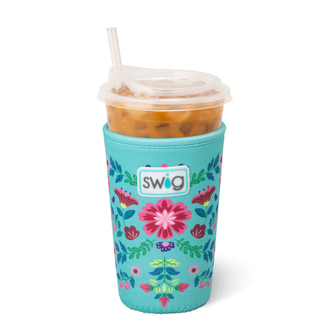 Flora Rosa Medium Iced Cup Coolie