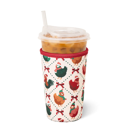 Christmas Coop Medium Iced Cup Coolie