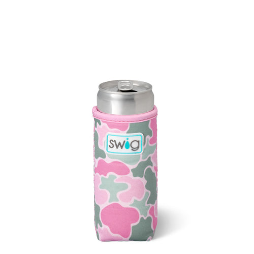 Blushing Camo Slim Can Coolie