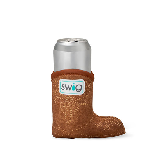 Boot Scootin' Pink Slim Can Coolie