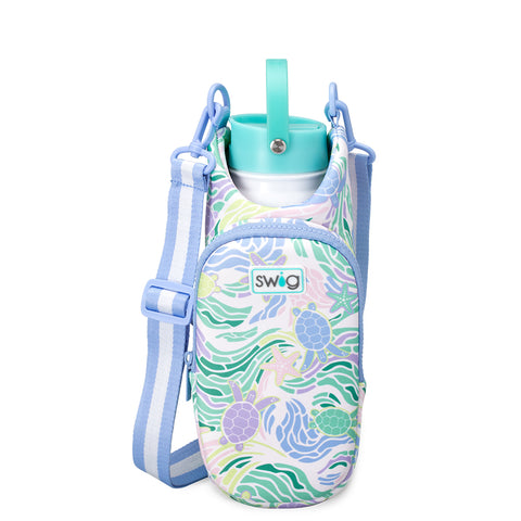 Glitter Clear + Aqua Reusable Straw Set