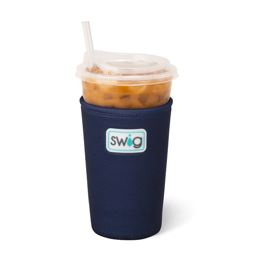 Navy Medium Iced Cup Coolie