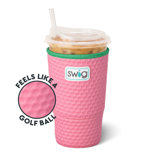 Pink Golf Ball Large Iced Cup Coolie