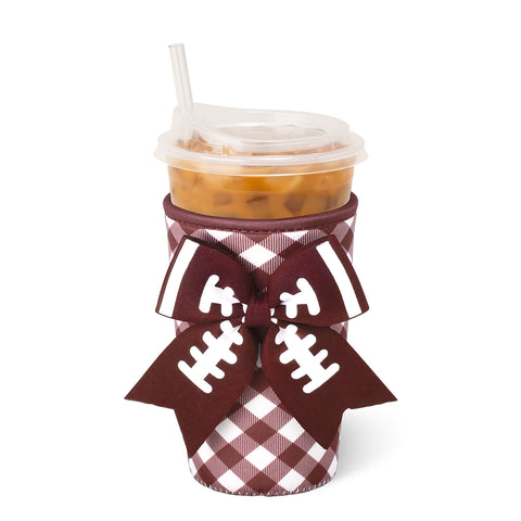 Gameday Gingham Maroon Loopi Tote Bag