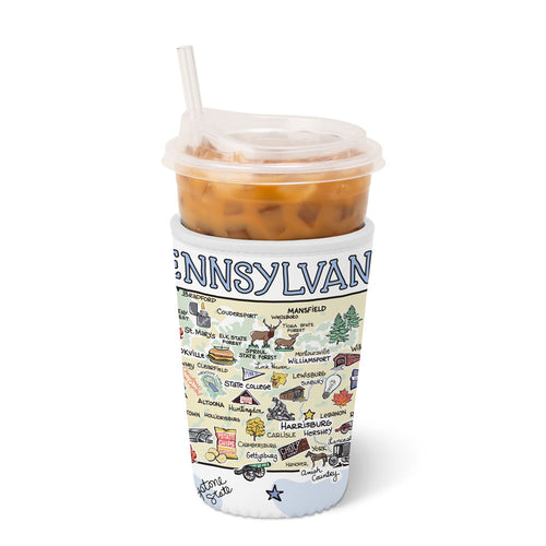 Swig Life Pennsylvania Insulated Neoprene Iced Cup Coolie