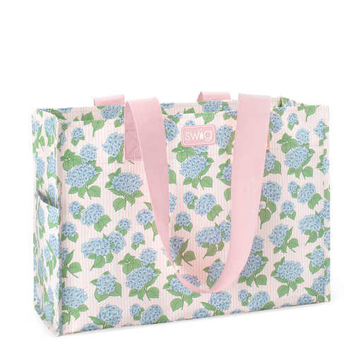 Hydrangeas Large Reusable Gift Bag