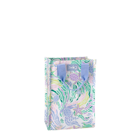 Glitter Clear + Aqua Reusable Straw Set