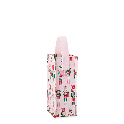 Sugar Plum Soldiers Reusable Gift Bag Wine