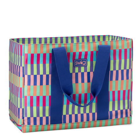 Brite Stripe Mega Tote Bag