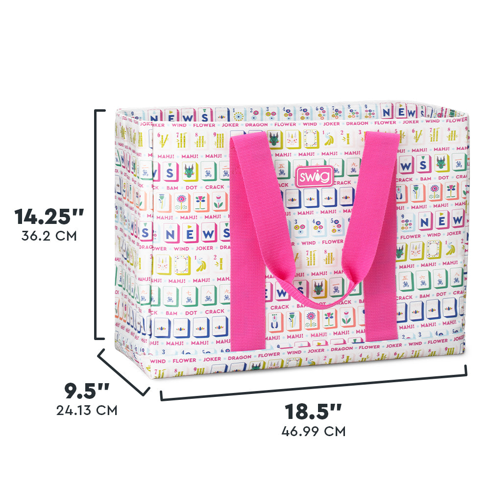 Mahjong Jumbo Tote Bag - Thumbnail 2