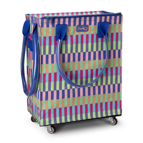 Brite Stripe Mega Tote Bag