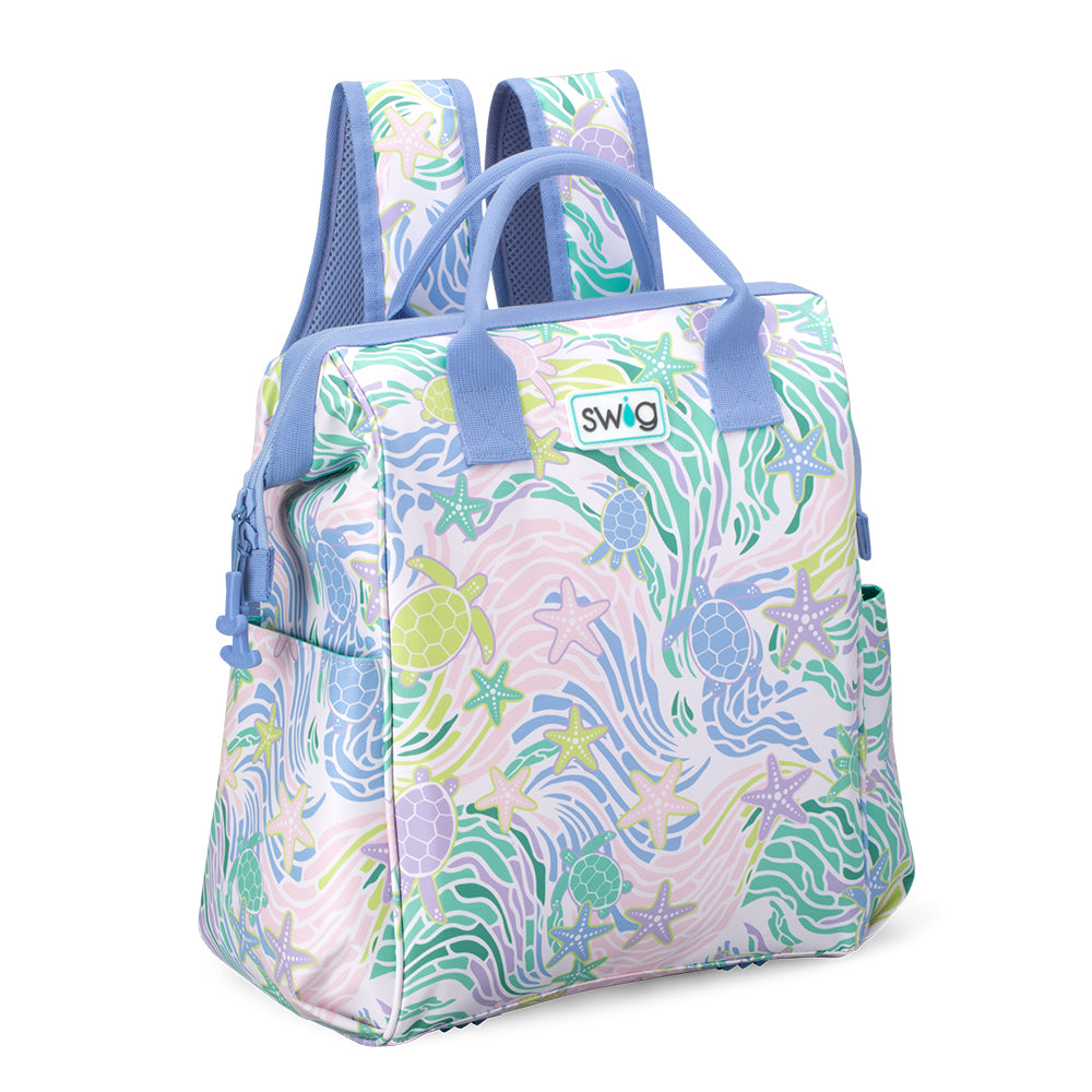 Sea Swirl Packi 24 Backpack Cooler – Swig Life display picture 3