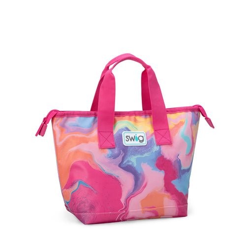 Swig Life Candy Crush Insulated Lunchi Lunch Bag with zipper enclosure